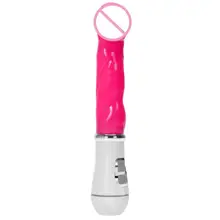 2017 HOT High Quality Soft glue Intelligent Waterproof Dildo Vibrator G-spot Massager Multi Speed Sex Toy L1012