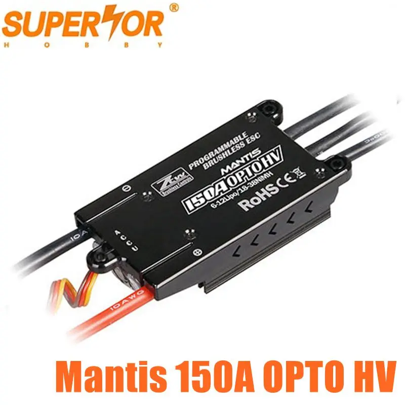 

ZTW Mantis 150A OPTO HV SBEC SBEC ESC Brushless Speed Controller