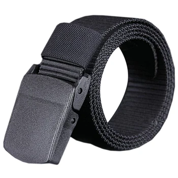

Wild Men's Canvas Belt Metal Free Plastic Automatic Buckle