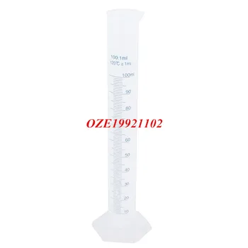 

1PCS Transparent Plastic Graduated Cylinder 100ml 1 milliliter Lab Test