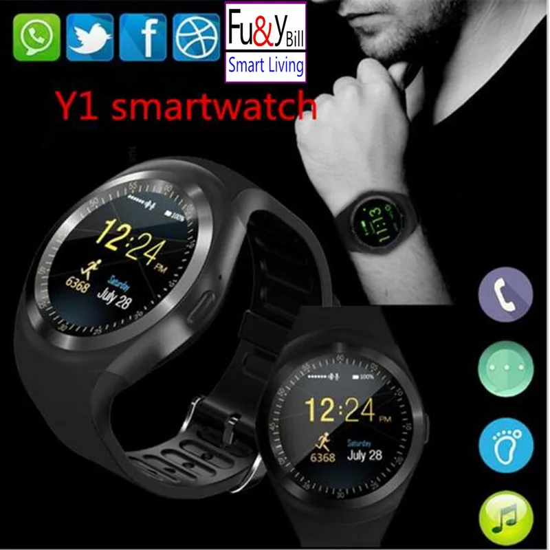 New Fashion Y1 Smart Watch Support SIM Card and TF Card with Whatsapp and Facebook amp