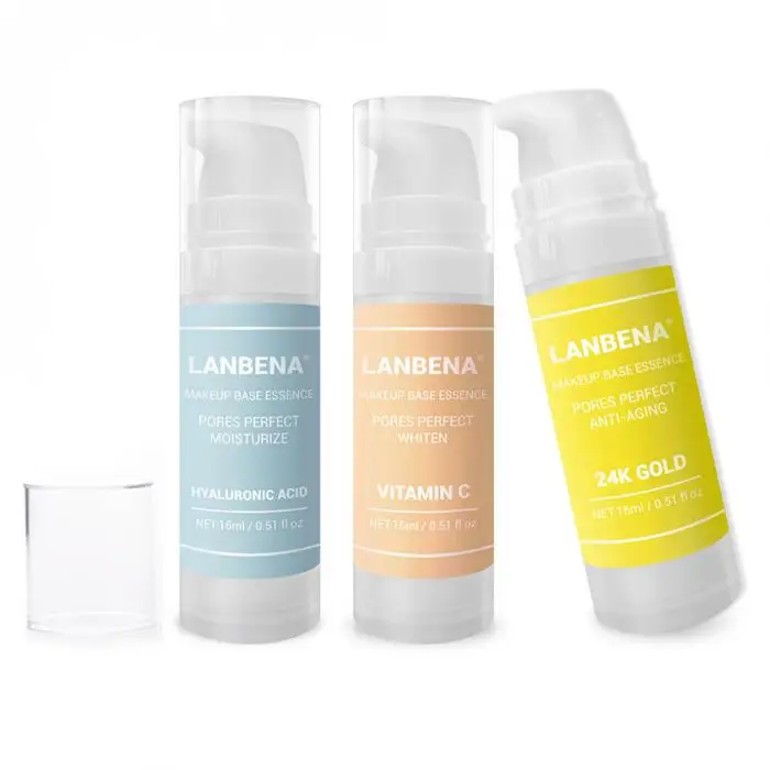 Горячая LANBENA основа для макияжа эссенция праймер Сужающий поры увлажняющий контроль масла основа