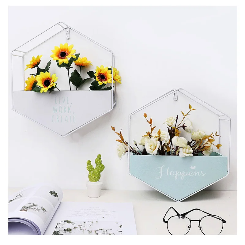 Настенная железная ваза для искусственных цветов|vase hanging|vase for flowersvase decoration |