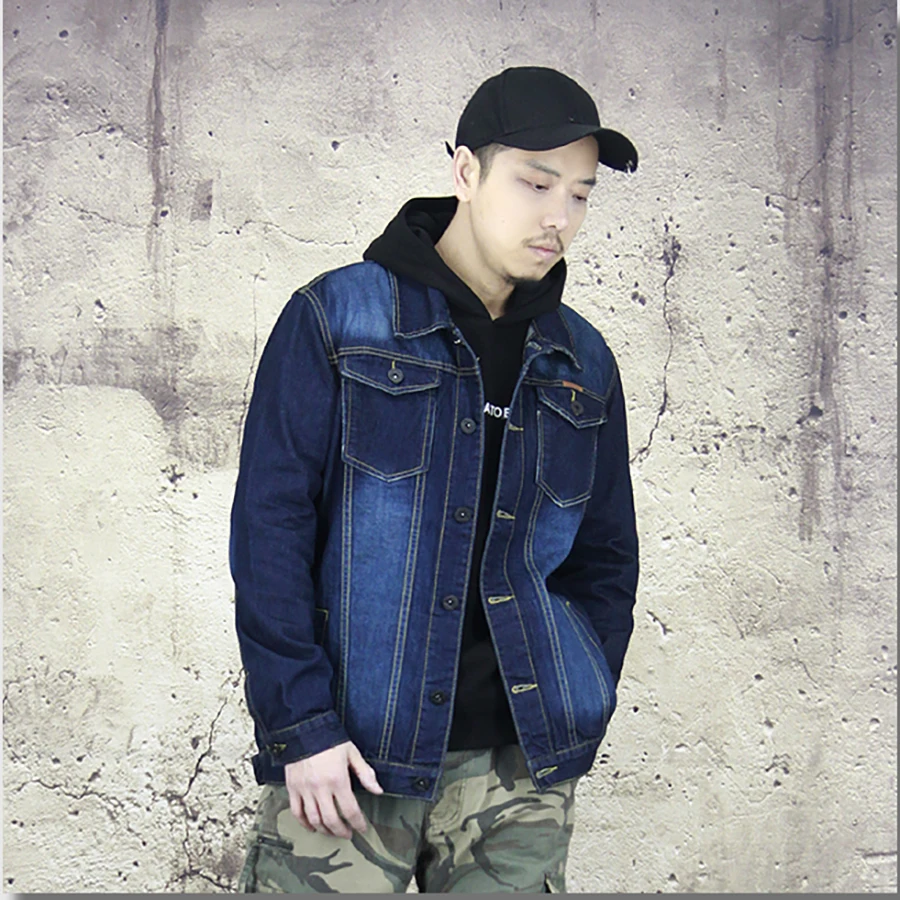 Denim Jacket Men Vintage Streetwear Windbreaker Mens Jacket Jeans Classic Spring Coat Men Cowboy Modis Big Sizes 6XL 7XL 8XL 5Jk Denim Jacket Men Vintage Streetwear Windbreaker Mens Jacket Jeans Classic Spring Coat Men Cowboy Modis Big Sizes 6XL 7XL 8XL 5Jk