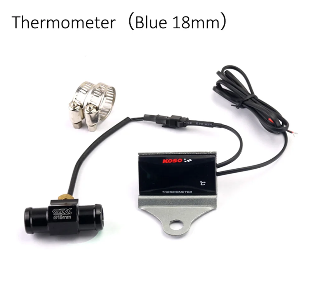 Мотоцикл 12 в цифровой термометр Мото Светодиодный двигатель температура воды инструмент для yamaha honda suzuki KTM BWM Kawasaki Ducati