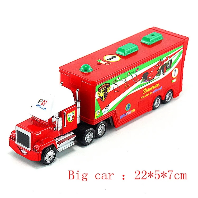 Disney Pixar Cars 3/2 Lightning McQueen 1:55 Mack Truck The King Diecast Metal Alloy Model Figures Toys Gifts For Kids brand toy Disney Pixar Cars 3/2 Lightning McQueen 1:55 Mack Truck The King Diecast Metal Alloy Model Figures Toys Gifts For Kids brand toy