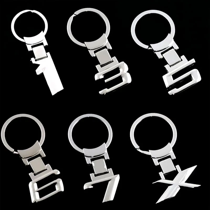 

3D Zinc Alloy Key Chain Keychain Car Emblem Keychain Key Rings Emblem For BMW 1 Series 3 Series 5 Series 6 7 8 X Series #K20