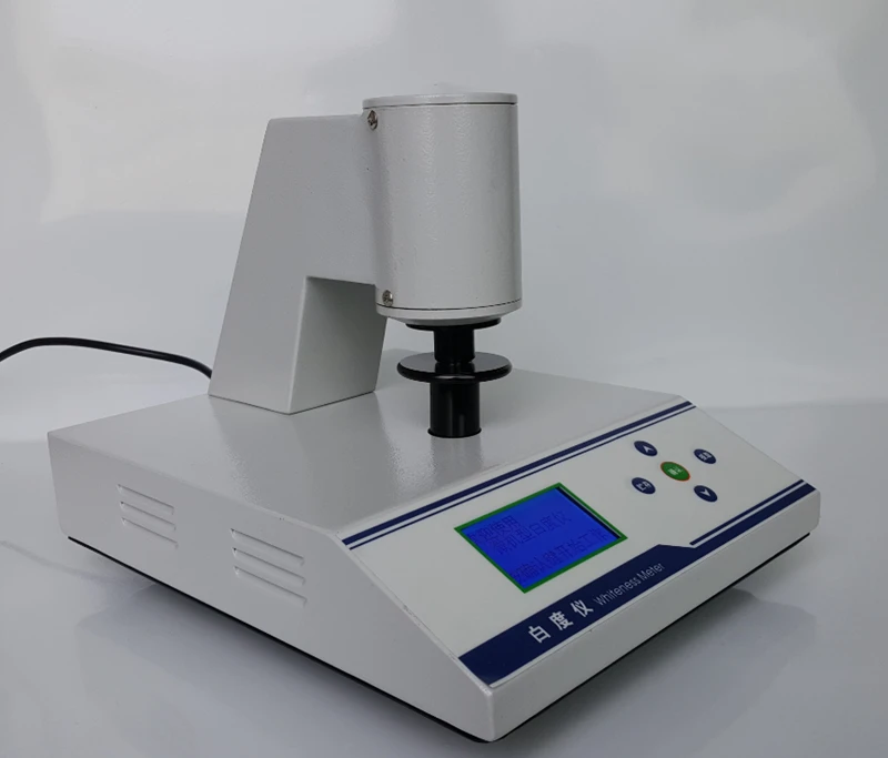 

QIWEI WSB-3C Desktop microcomputer whiteness meter For paper/Flour/Paint/Spinning Intelligent R457Blue light Range:0-120 0.01