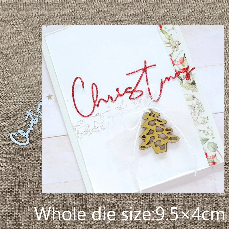 

New Design Craft Metal Cutting Die cut dies Christmas letter scrapbooking Album Paper Card Craft Embossing die cut