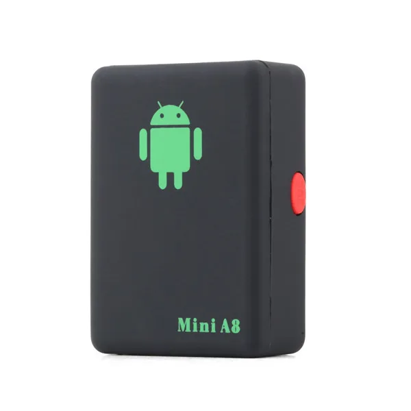 A8 Mini GSM/GPRS rastreador Global en tiempo Real GSM GPRS dispositivo de seguimiento con botón SOS para coches niños mayores mascotas sin GPS caliente