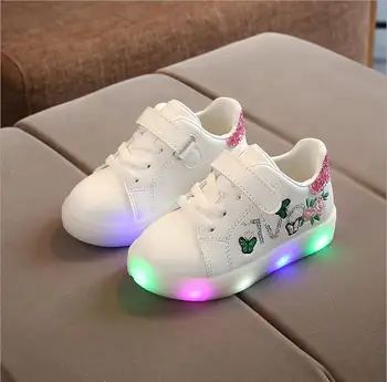 

2019 LED Light Baby Kids Sneakers Glowing Children Casual Shoes Tenis Infantil Menino Led Girl Sneakers Shoes Zapatos Nino