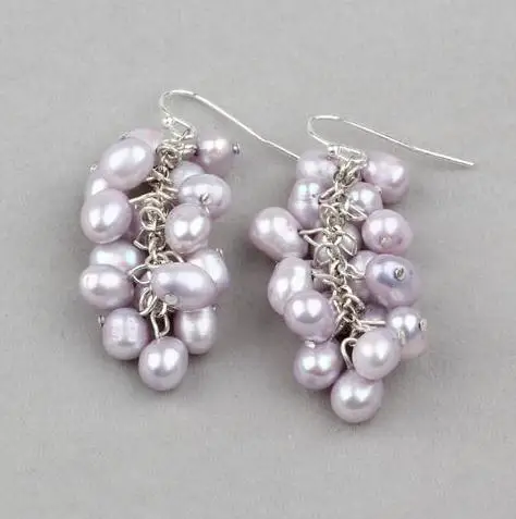 4 pairs stunning 10mm natural baroque drip freshwater pearl dangle earring 4 pairs stunning 10mm natural baroque drip freshwater pearl dangle earring