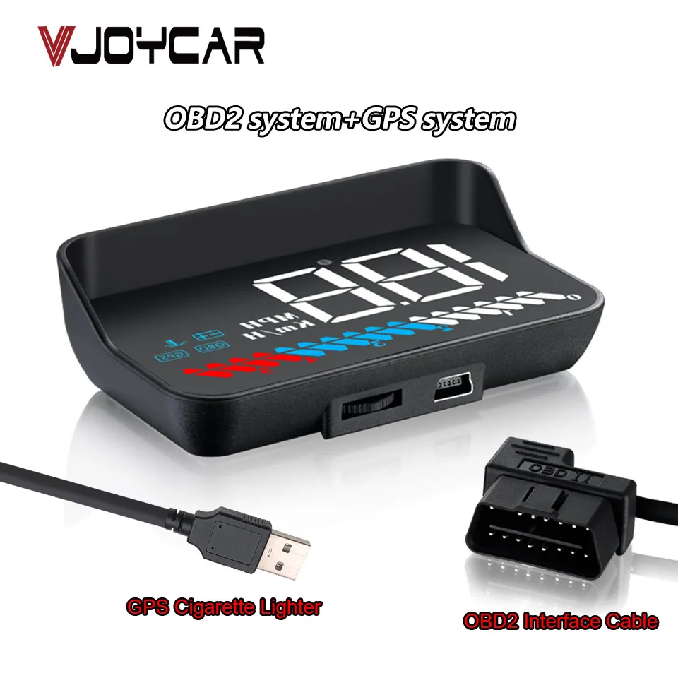 Умный HUD OBD + GPS Двойная система дешевый маленький Универсальный для всех