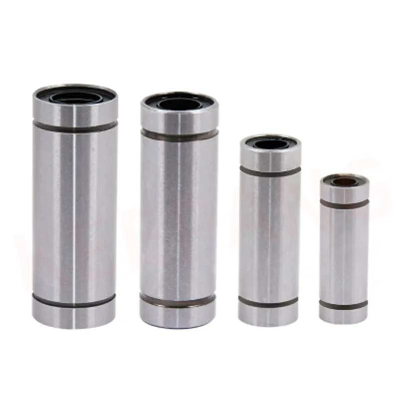 

2PCS LM6LUU LM8LUU LM10LUU LM12LUU Linear Ball Bearings Aluminum Material For 3D Printer Parts Bush Bushing Part