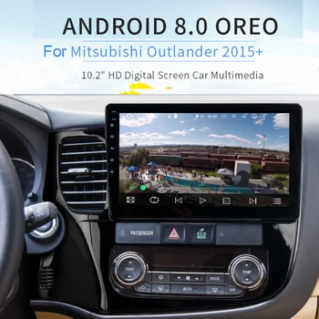 

Car android GPS for Mitsubishi Outlander 2013 2014 2015 2016 2017 auto radio navigation head unit multimedia 4Gb+32Gb PX5 8-Core