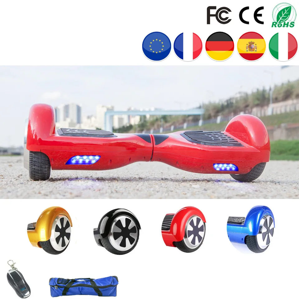 

Europe Stocks 6.5 Inch Hoverboard Electric Scooter Hover board Overboard Skateboard Smart Self Balance Scooter Blance Board Kids