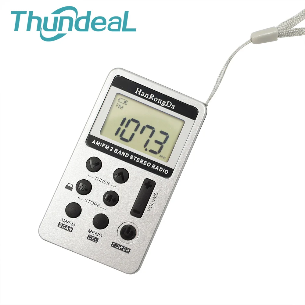 ThundeaL портативное радио FM/AM 1 5 &quotlcd Цифровой портативный мини приемник с