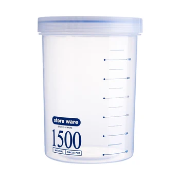

opening promotion-Kitchen Food Storage Bottle With Lid Sealed Cans Large Capacity Cereal Bottle Tea Box Transparent Plastic Ca