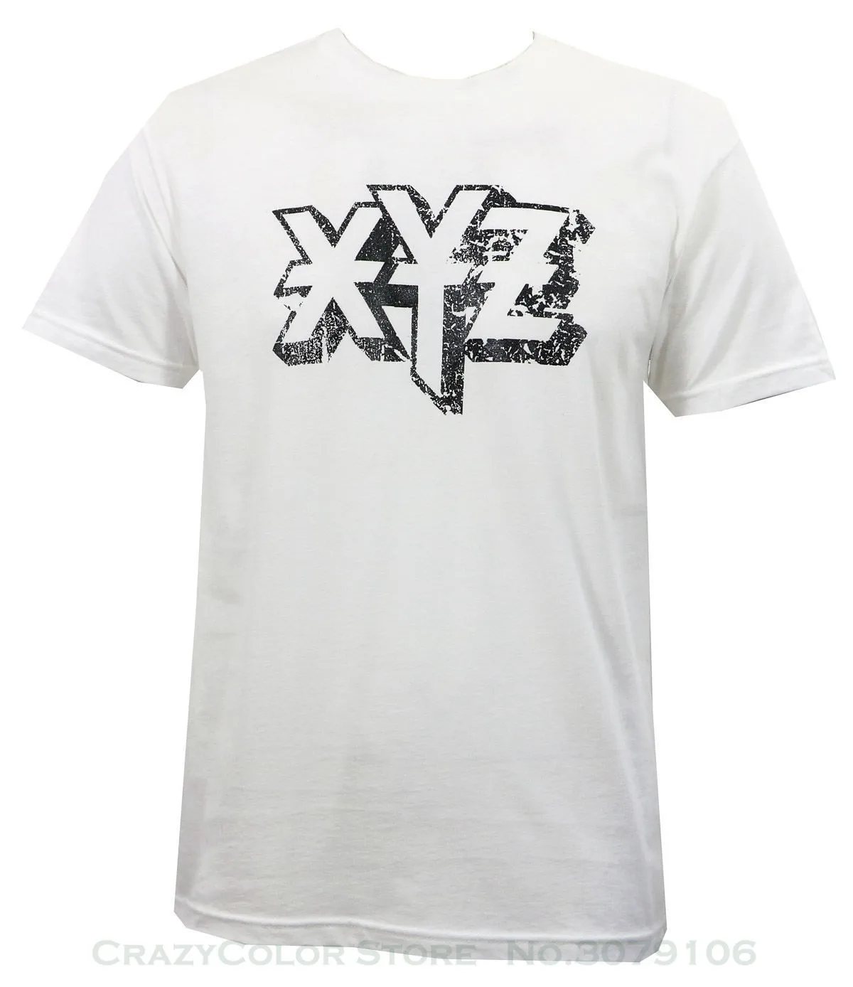 

T Shirt Discount 100 % Cotton T Shirt For Men's Authentic Xyz Clothing Ozzy Logo White Skate T-shirt Casual Broadcloth