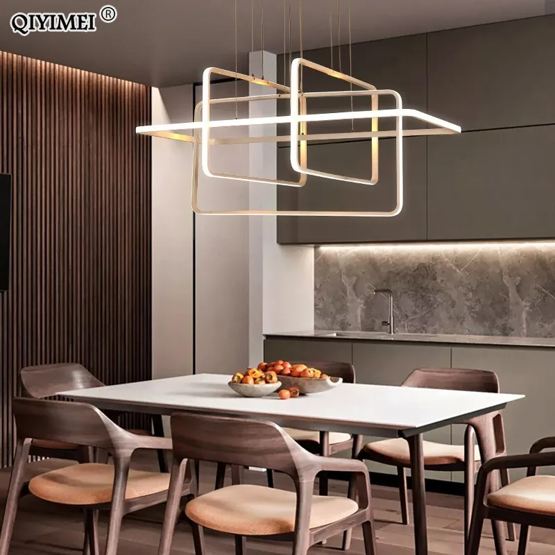 

Modern Outer Light LED Pendant Lamp For Dining Room Lustre Lighting New Hanging Ceiling Surfaceed Fixture Deco Maison Avize
