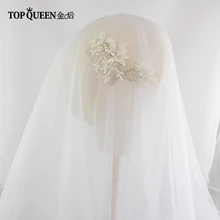 TOPQUEEN HP105 аксессуары для волос для невесты гребни для волос для свадьбы части волос Свадебные аксессуары головной убор головная повязка лоза