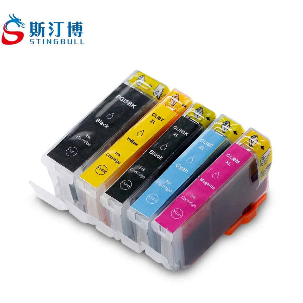 

10 PCS PGI-5 CLI-8 Ink Cartridge for CANON PIXMA iP3300 3500 4200 4500 5200 5200R 5300 iX4000 5000 PIXMA MP500 510 520 530 MX850