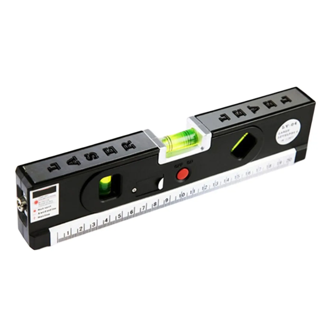 

1pcs 4 In 1 Blister Laser Levels Horizon Vertical Magnetic Measuring Tape Aligner Laser Marking Lines Ruler Tool