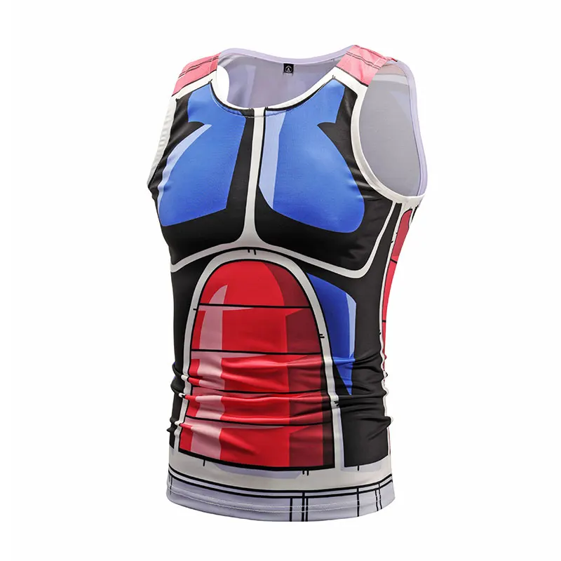 

WduwFm Dragon Ball Z Tank Zorn Fitness Compression Shirt Sleeveless Crossfit 3D Anime Tight Fitting Tank Top Costume