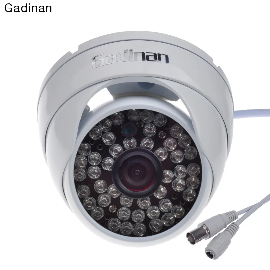 Gadinan безопасности CMOS 800tvl/1000TVL IR-CUT 48IR ночного видения металлическая купольная наружная камера видеонаблюдения для дома