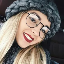 Шестигранные серебряные прозрачные очки, оправа для мужчин,, Ретро стиль, близорукость, оптические очки, оправа для женщин, Oculos lunette de vue homme