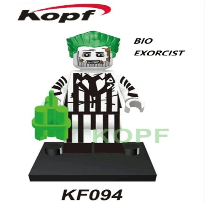 KF094 20Pcs No Box 20 шт. строительные блоки модель тематика ужасов фильм Ганнибал «Заводной Апельсин» Джиперс криперс Джек Скеллингтон детские игрушки KF8007 - Цвет: KF094 20Pcs No Box