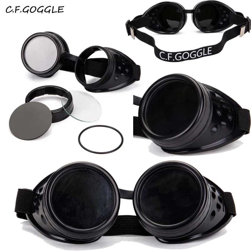 Очки C.F.GOGGLE новинка мужские и женские очки в стиле панк ретро сварочные с круглой