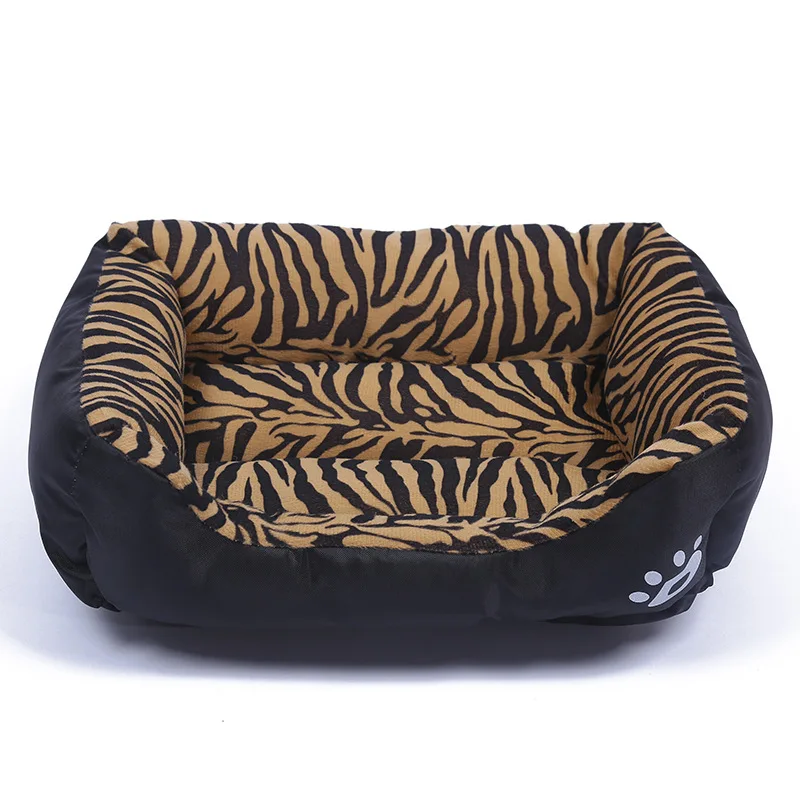 Кровать для питомца собаки карамельного цвета диван для питомца водонепроницаемое дно мягкий флис теплое гнездо для кошки щенка размера плюс кровати для больших домашних животных S-3XL