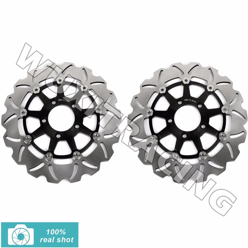 02 03 04 05 06 07 08 09 10 11 12 Front Brake Discs Rotors for SUZUKI DL 650 1000 DL650 V-STROM SV 1000 S SV1000 Classic 2003-07 босоножки kiss kissy s55384 07 03 09 kisskitty 2015 s55384 07 03 09 05 11