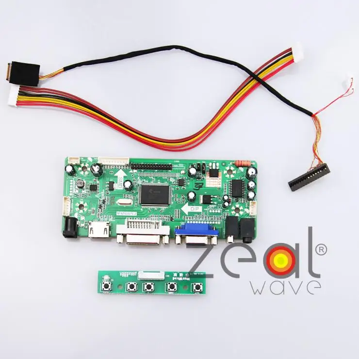 

HDMI+DVI+VGA+Audio LCD/LED Controller Driver Board For LP156WH1 15.6" Inch 1366x768 TFT LCD