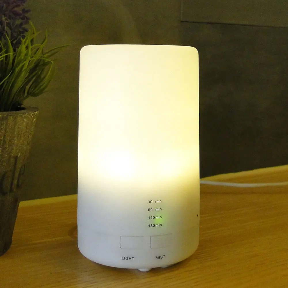 

100ML Mini Humidifier with Aroma Colorful Night Lamp Essential Oil Ultrasonic Electric Aroma Diffuser USB Air Humidifier Fogger