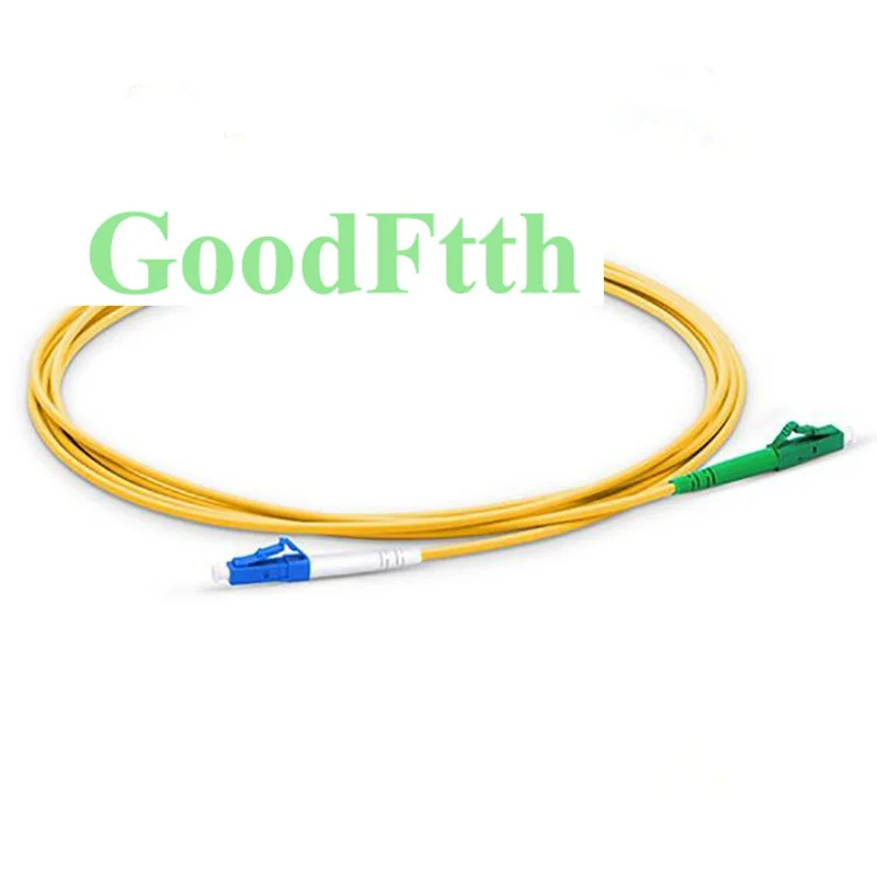 Волоконный патч корд Перемычка LC/APC LC/UPC SM Simplex GoodFtth 1 15m|Оптоволоконное