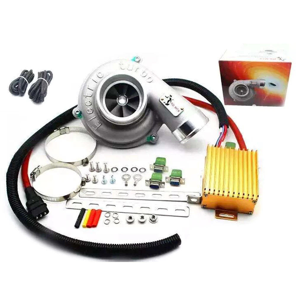 Kit de turbocompresor eléctrico Universal para motocicleta, Kit de supercargador de empuje, filtro de aire de admisión para todos los coches, mejora la velocidad|intake air filter|intake filterintake universal - AliExpress