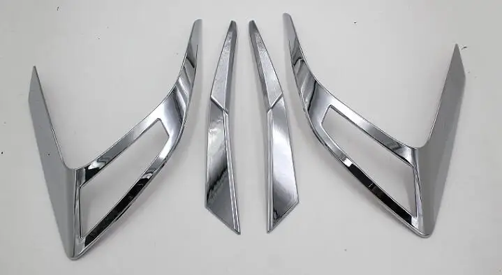 

CHROME REAR TAIL LIGHT LAMP TRUCK GATE COVER TRIM BEZEL FRAME SURROUND MOLDING GARNISH 4PCS/SET FIT 2016 FOR HONDA CIVIC