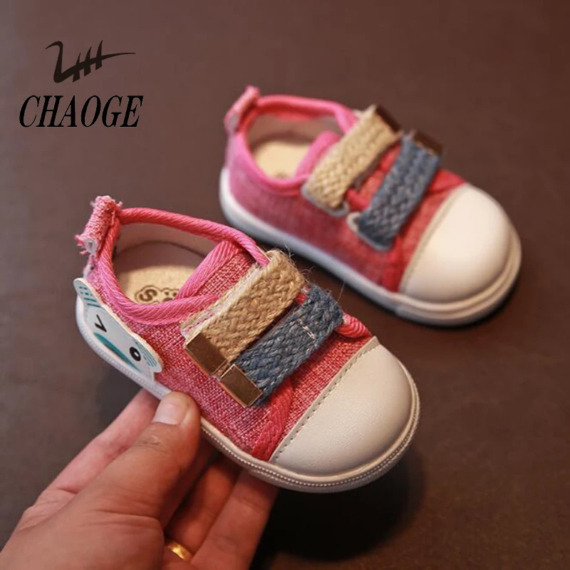 

2019 children baby boys and girls canvas 1-3 year old children's shoes cartoon baby toddler shoes free shipping#1