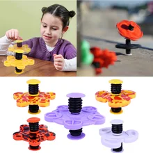 Забавный прыгающий гироскоп Игрушка кончик пальца эластичный Леопардовый принт гироскоп палец интервал декомпрессии Горячая игрушка 45# Прямая поставка