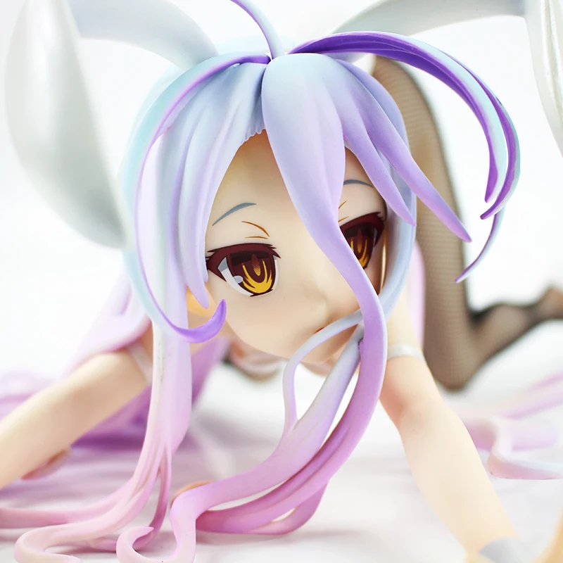 Аниме NO GAME LIFE Bunny Girls Shiro сексуальная версия игры White 3 ПВХ экшн фигурки