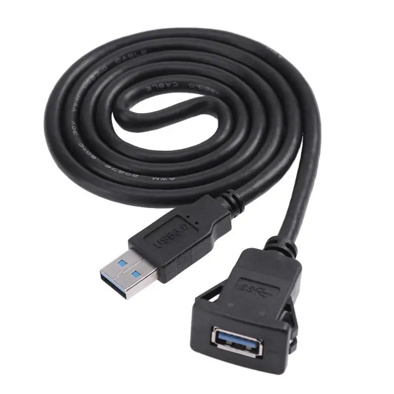 VODOOL 1m/3.3ft Однопортовый USB 3 0 A штекер к USB3.0 гнездо M/F Автомобильная приборная панель