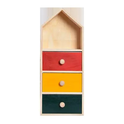 Скандинавские деревянные коробки для хранения в форме дома, креативные Многофункциональные Настольные Ящики для мелочей, сделай сам, для детской спальни, декоративные ящики, организация - Цвет: 14