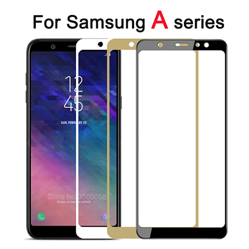 Cobertura-completa-A6-2018-Filme-Protetor-de-Tela-de-Vidro-Temperado-Para-Samsung-Galaxy-Para-Samsung