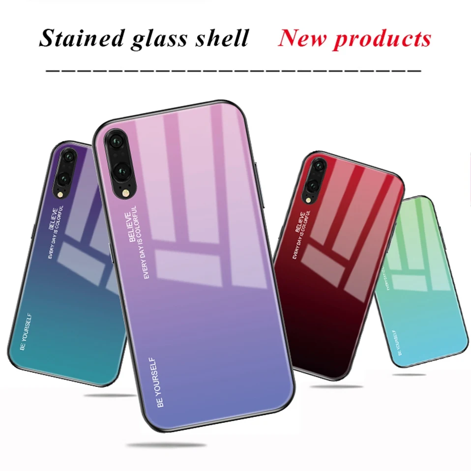Tempered Glass Case For Huawei P20 Lite Cover Luxury Case For Huawei Nova 3 3i P Smart Mate 20 10 pro Honor 10 9 Lite 8X Coque   (5)