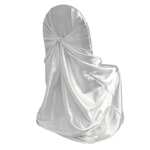 Universal Self Tie Chair Cover Wedding Event Holiday White 110x140cmin Chair Cover from Home