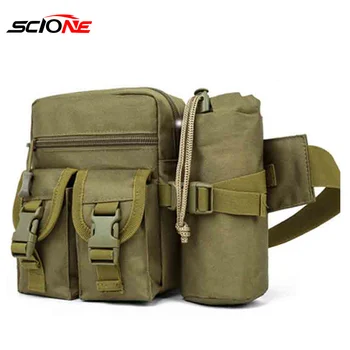 

New Mountaineering bag Casual Tactical Pack Military Waist Bag with Water Bottle Holder Cycling Camping Hiking Hunting XA44G