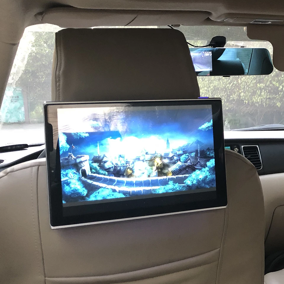 

Suitable For Renault Car Android 7.1 OS Headrest Monitor DVD Video Player USB/SD/IR/FM TFT LCD Digital Screen Touch Button Game