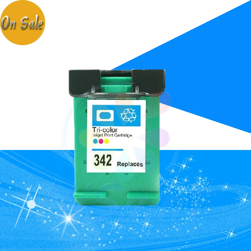 

New Arrivals 1 Pack Color For HP 342 Compatible Ink Cartridges For HP342 Deskjet 5440 SERIES Photosmart 2570 7800 Inkjet Printer
